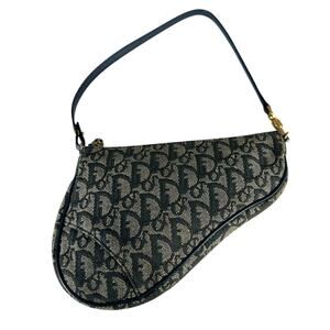 Dior Vintage Trotter Saddle Pochette Bag